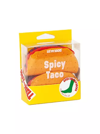 EAT MY SOCKS | Socken 36-45 SPICY TACO orangerotbraun | 